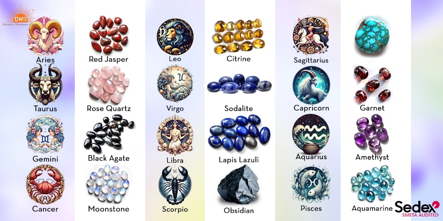 Your Zodiac Signs' Gemstones List